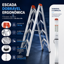 [OFERTA DE LANÇAMENTO] Escada Dobrável Ergonômica + Brinde