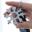 Chave Multifuncional Floco de Neve 18 Em 1 | Snowflake Tool